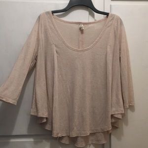 Cream free people top